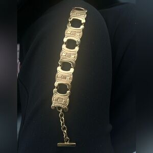 Celine Triomphe Gold Bracelet